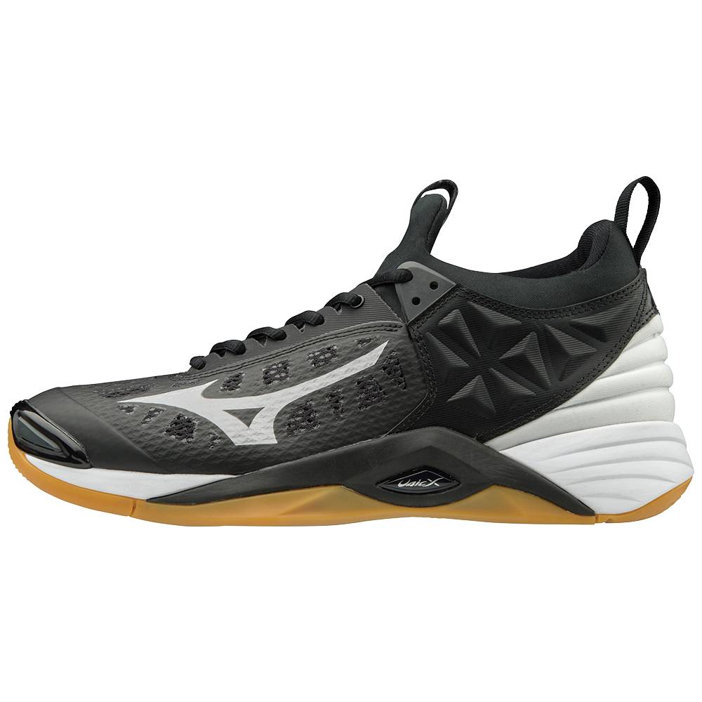 Mizuno Women's Wave Momentum Volleyball Shoes Black/Silver (430260-KIE)